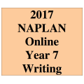 2017 Y7 Writing - Online